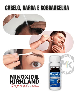 Minoxidil Kirkland | Tratamento 3 Meses