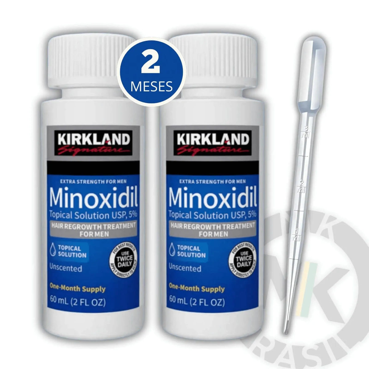 Minoxidil Kirkland | Tratamento 2 Meses