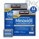 Minoxidil Kirkland | Tratamento 12 Meses